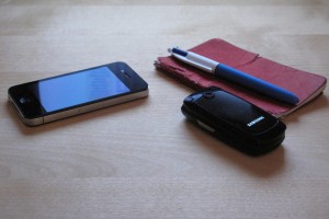iPhone and Samsung with my Moleskine