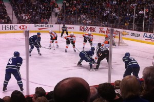 Vancouver Canucks Faceoff