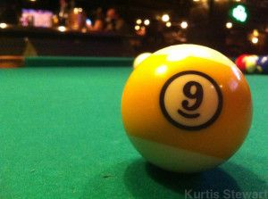 9 ball at the Blarney Stone Vancouver